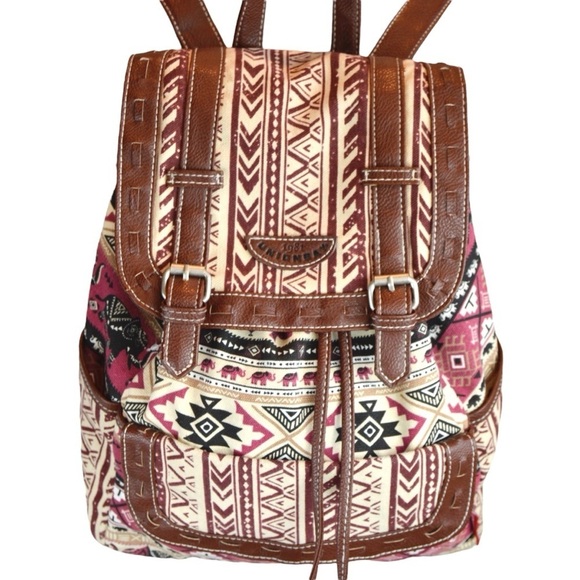 Retro UNIONBAY Mini Boho Backpack, LIKE NEW - Picture 1 of 11